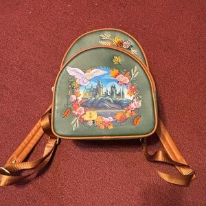 Harry Potter Hogwarts Floral Wreath Mini Backpack